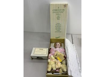 A CONNOISSEUR COLLECTION DOLL WITH CERTIFICATE OF AUTHENTICITY