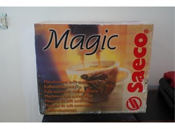 NEW MAGIC SAECO EXPRESSO MAKER, RETAIL $1200