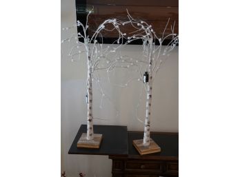 LOT OF 2 TREES DECORATION WITH LIGHT