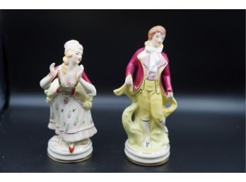 PORCELAIN FIGURINES MADE IN USA BY CONVERTNY , 6IN HEIGHT