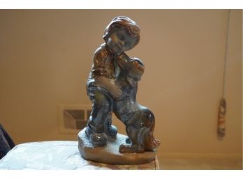 PORCELAIN STATUE , 15IN HEIGHT