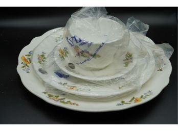 AYNSLEY MADE IN ENGLAND TEA CUP 4PCS SET