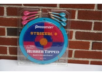 OLD NEW STOCK PRESSMAN RUBBER TIPPED DARTS GAME
