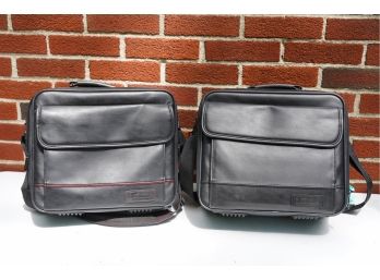 LOT OF 2 TARGUS LEATHER BAGS