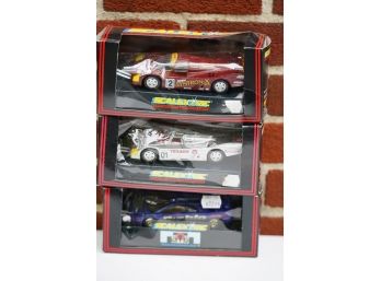 LOT OF 3 SCALEXTRIC TOY CARS