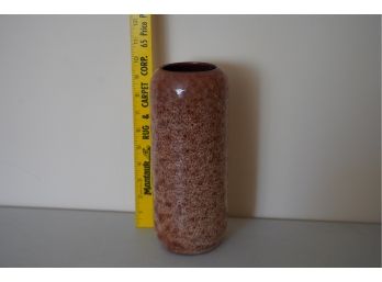 BROWN COLOR VASE, 10IN HEIGHT