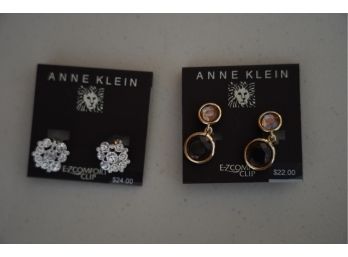 LOT OF 2 ANNE KLEIN EARRINGS