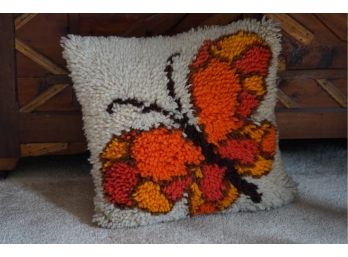 VINTAGE BUTTERFLY PILLOW