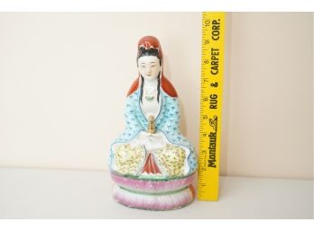 MADE IN CHINA PORCELAIN FIGURINE, 9.5IN HEIGHT