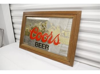 Coors Beer Mirror Sign