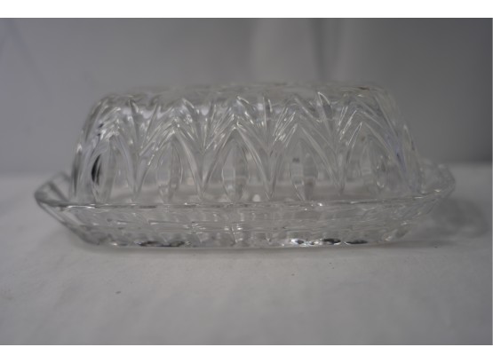 MARQUIS WATERFORD CRYSTAL BUTTER HOLDER