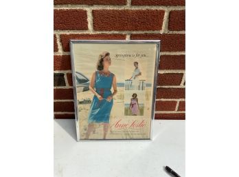 VINTAGE ANNE LESLIE POSTER, 10X14 INCHES
