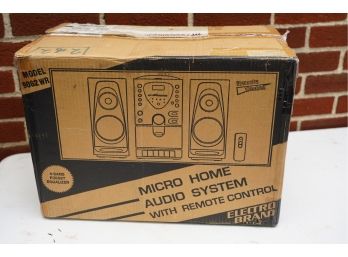 NEW MICRO HOME AUDIO SYSTEM WITH REMOTE CONTROL