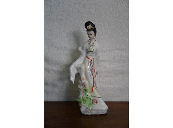 ASIAN STYLE FIGURINE, 8IN HEIGHT