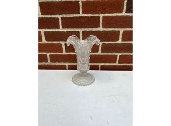 GLASS VASE, 9IN HEIGHT