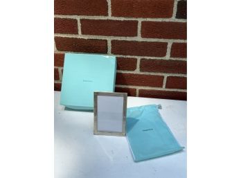 TIFFANY & CO. SILVER PICTURE FRAME,  6X6 INCHES