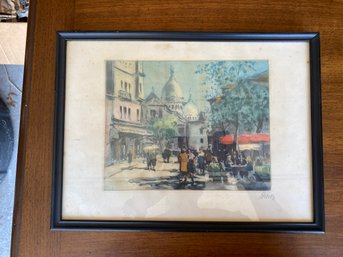 The Streets Of Paris 6 By Wendover Art Group Signed