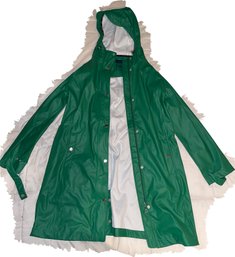 Joules Green Raincoat Womens Size 10
