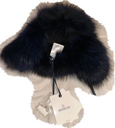 Moncler Real Fur Aviator Hat Large