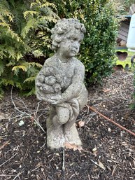 Little Boy Statue With Head Glued On