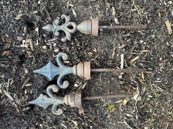 Ground Spikes That Appear To Be Cast Iron