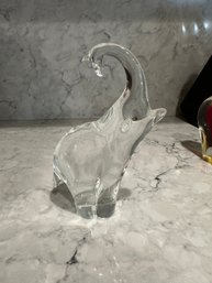 Vintage Crystal Elephant Figurine Collectibles