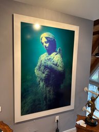 Huge Print Of The Angel At Sunset Lake By Alex Kirkbride. Comes With Singed Book
