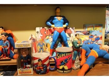 Lot Of Rare Superman And Batman Items