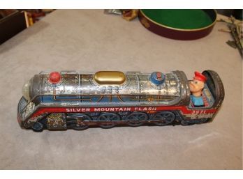Silver Mountain 16' Battery Operated Train Locomotive By Modern Toys