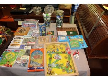 Marbles And Games Lot