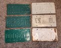 Assortment Of (6) Collectible License Plates