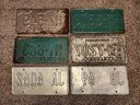 Assortment Of (6) Collectible License Plates