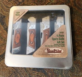 New PENNSWOOD 4-Piece Knife Set