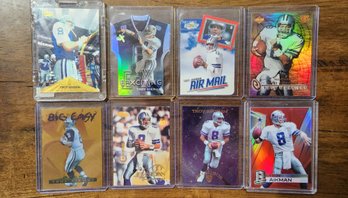 Assortment Of (8) TROY AIKMAN Dallas Cowboys Sports Cards