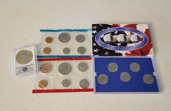 Assortment Of Uncirculated US Currency Coin Sets