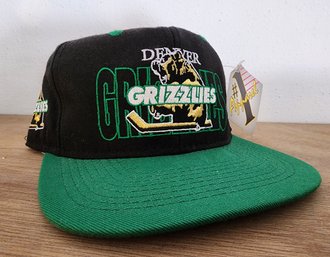 Vintage Old Stock DENVER GRIZZLIES NHL New With Tags Cap