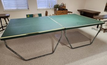 Vintage Full Size Ping Pong Table Collapsible