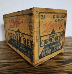 Vintage LIBBY'S Wooden Storage Box