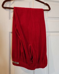 Pre Owned ST. JOHN SPORT By MARIE GRAY Ladies Red Pants Size Small