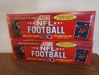 (2) Sets Of Brand New SCORE NFL Football Trading Card Sets