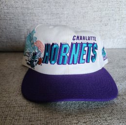 Vintage CHARLOTTE HORNETS NBA Basketball Snapback Cap Hat