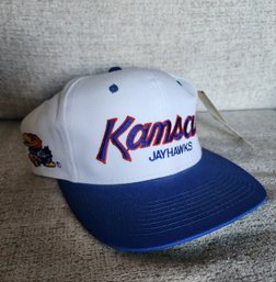 Vintage NEW OLD STOCK Kansas Jayhawks NCAA Sports Cap Hat
