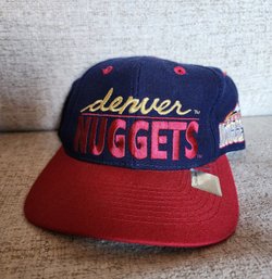 Vintage DENVER NUGGETS NBA Basketball Snapback Cap Hat