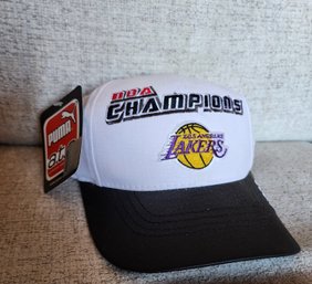 Vintage Brand New OLD Stock LOS ANGELES LAKERS NBA CHAMPIONS 2000 Snapback Cap Hat