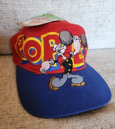 Vintage BRAND NEW OLD STOCK Popeye Snapback Cap Hat