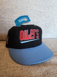 Vintage NEW OLD STOCK Houston Oilers NFL Football Fitted Cap Hat Size 6 3/4