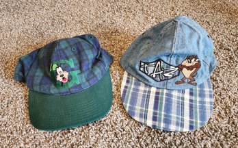 (2) Vintage LOONEY TUNES Cap Hats