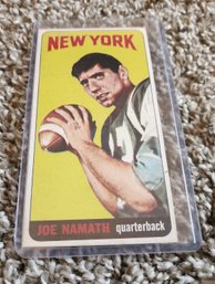 TOPPS Joe Namath Rookie Card NFL Football - Reprint