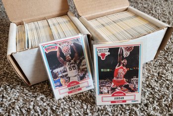 (2) Full Set Of FLEER 1990-91 NBA Basketball Trading Cards