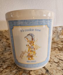 Vintage HOLLY HOBBIE Cookie Jar Canister Ceramic